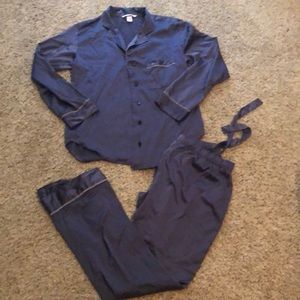 Victoria’s Secret satin button down pajamas set